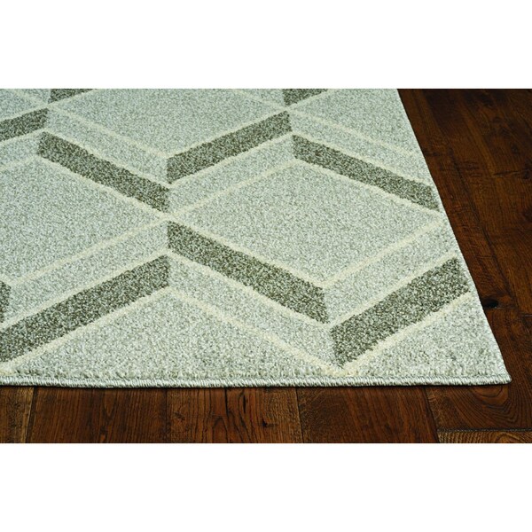 Homeroots 23 x 45 in. Grey Polypropylene Rug 375018 - main